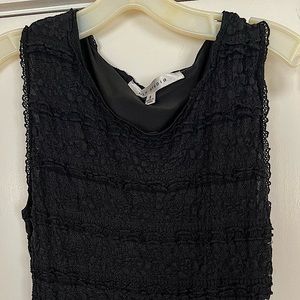 Max studio 3/4 length small black sleeveless dress (pre-owned)